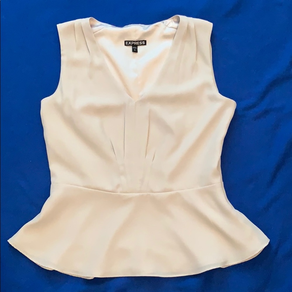 Express dressy sleeveless blouse